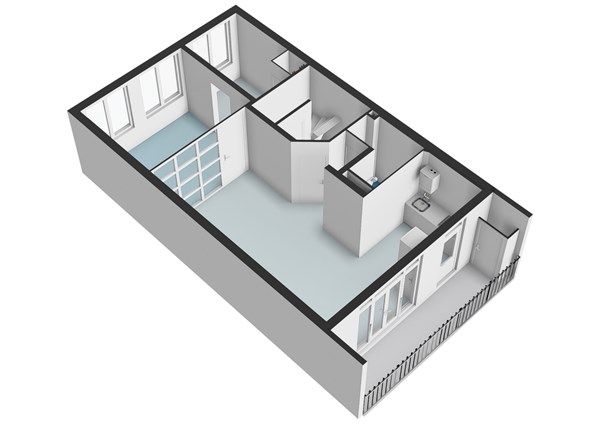 Floor plan - Van Spilbergenstraat 31-1, 1057 PW Amsterdam 